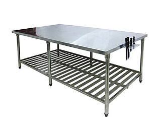 BÀN SƠ CHẾ THỰC PHẨM INOX NP02