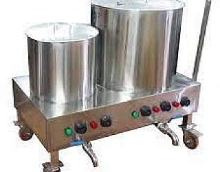 Nồi Nấu Phở Điện Đôi HM 30-60 (Bánh Xe)